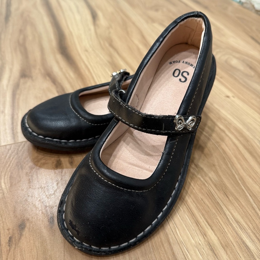 SO Black Mary Jane Dress Shoes for Kids